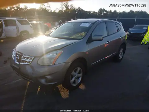 JN8AS5MV5DW116528 — 2013 Nissan Rogue, фото 3 с аукциона IAAI, Передняя часть