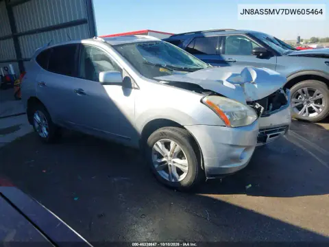 JN8AS5MV7DW605464 — 2013 Nissan Rogue, Переворот, фото до ремонта