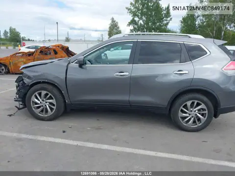 2014 Nissan Rogue S/Sl/Sv VIN 5N1AT2MV4EC849174 фото 16