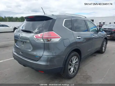 2014 Nissan Rogue S/Sl/Sv VIN 5N1AT2MV4EC849174 фото 5
