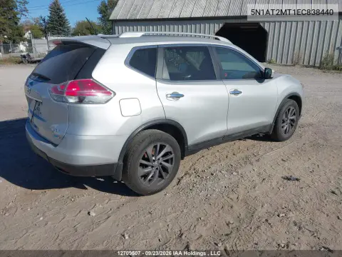 2014 Nissan Rogue S/Sl/Sv VIN 5N1AT2MT1EC838440 фото 5