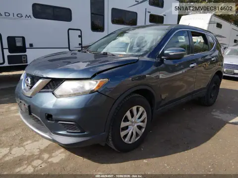 2014 Nissan Rogue S VIN 5N1AT2MV0EC814602 фото 3