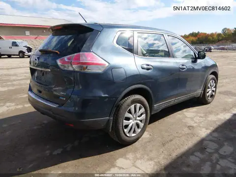 2014 Nissan Rogue S VIN 5N1AT2MV0EC814602 фото 5