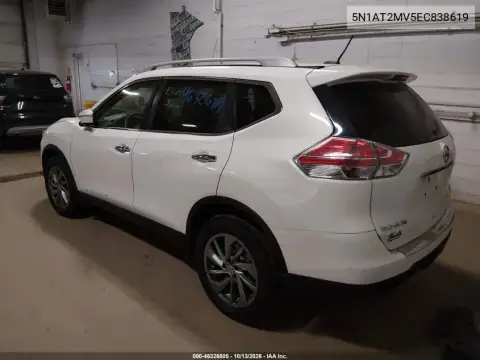 2014 Nissan Rogue S/Sl/Sv VIN 5N1AT2MV5EC838619 фото 4