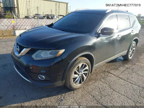 2014 Nissan Rogue S/Sl/Sv VIN 5N1AT2MV4EC777019 фото 3