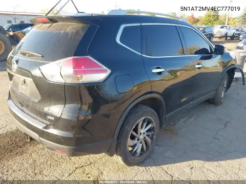 2014 Nissan Rogue S/Sl/Sv VIN 5N1AT2MV4EC777019 фото 5