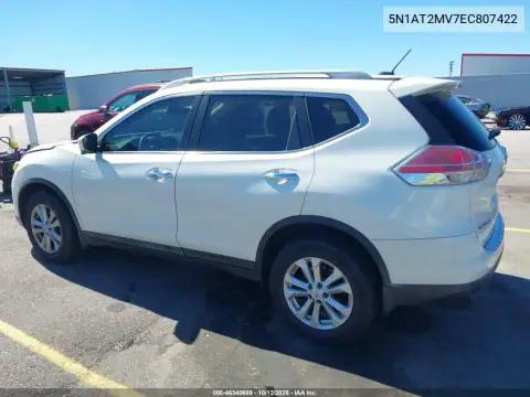 2014 Nissan Rogue Sv VIN 5N1AT2MV7EC807422 фото 4