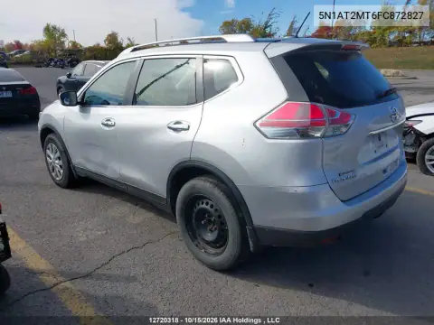 5N1AT2MT6FC872827 — 2015 Nissan Rogue, фото 4 с аукциона IAAI 20.10.2026, Передняя часть