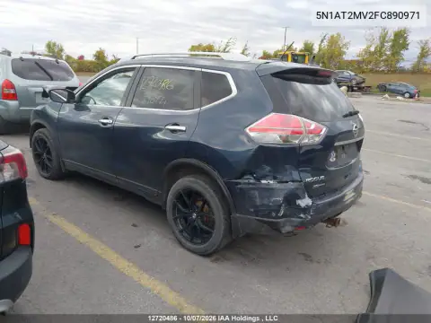 5N1AT2MV2FC890971 — 2015 Nissan Rogue, фото 3 с аукциона IAAI 19.10.2026, Передняя часть