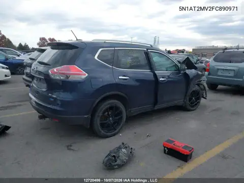 5N1AT2MV2FC890971 — 2015 Nissan Rogue, фото 4 с аукциона IAAI 19.10.2026, Передняя часть