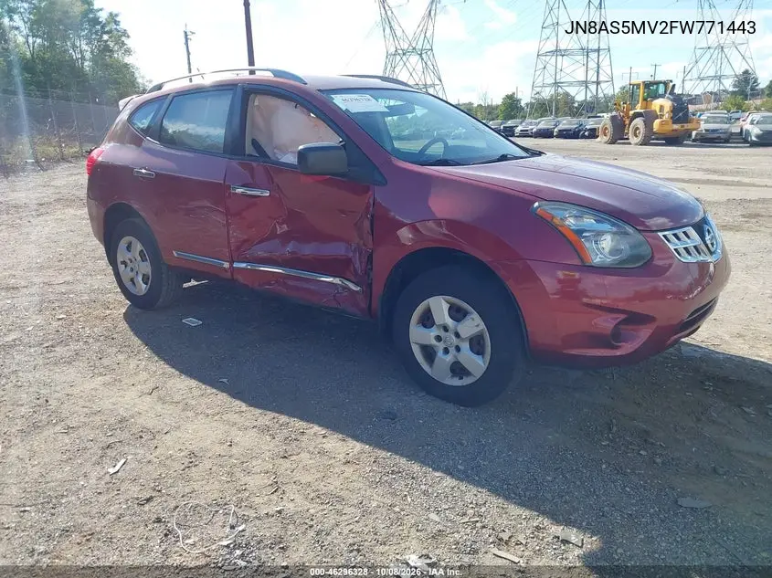 2015 Nissan Rogue Select S VIN JN8AS5MV2FW771443 фото 2