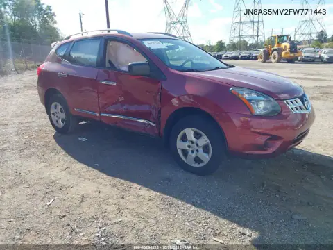 JN8AS5MV2FW771443 — 2015 Nissan Rogue, Правая сторона, фото до ремонта