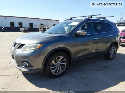 2015 Nissan Rogue Sl VIN 5N1AT2MV1FC774158 фото 3