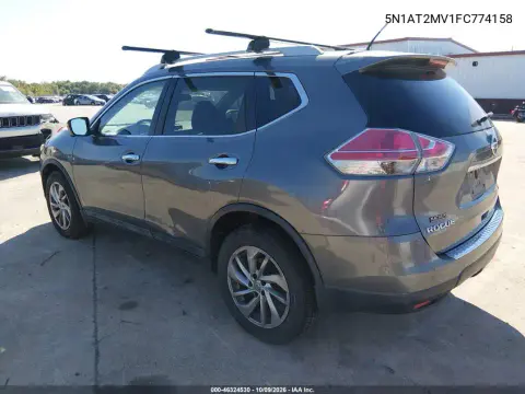 2015 Nissan Rogue Sl VIN 5N1AT2MV1FC774158 фото 4