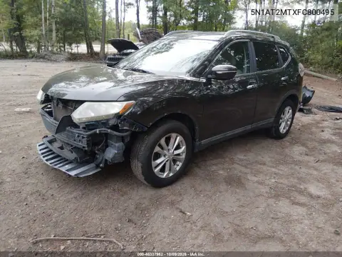 2015 Nissan Rogue Sv VIN 5N1AT2MTXFC800495 фото 3