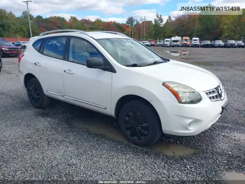 JN8AS5MT1FW151438 — 2015 Nissan Rogue, Передняя часть, фото до ремонта