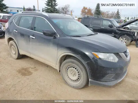 5N1AT2MV0GC731691 — 2016 Nissan Rogue, Передний левый, фото до ремонта