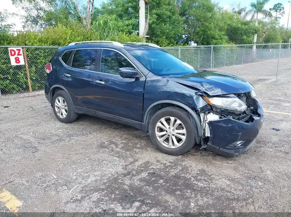 JN8AT2MT7GW012802 — 2016 Nissan Rogue, Передняя часть (Front End), фото до ремонта