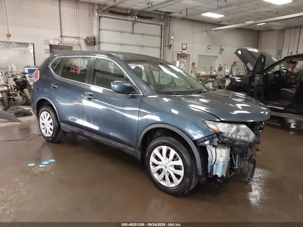 5N1AT2MV8GC876199 — 2016 Nissan Rogue, Передняя часть слева (Left Front), фото до ремонта