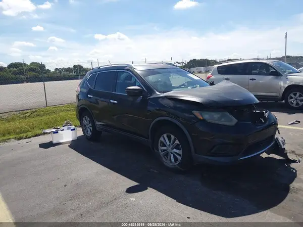KNMAT2MT2GP641406 — 2016 Nissan Rogue, Передняя часть слева (Left Front), фото до ремонта