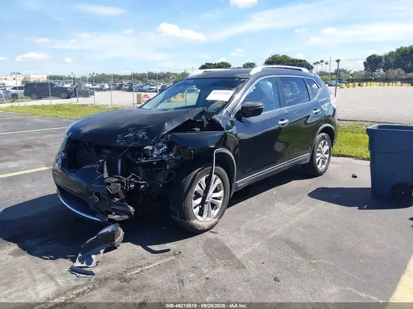 KNMAT2MT2GP641406 — 2016 Nissan Rogue, фото 2 с аукциона IAAI, Передняя часть слева