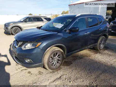2016 Nissan Rogue Sl VIN 5N1AT2MVXGC844578 фото 3
