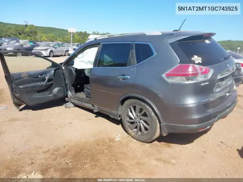 2016 Nissan Rogue Sl VIN 5N1AT2MT1GC743525 фото 3