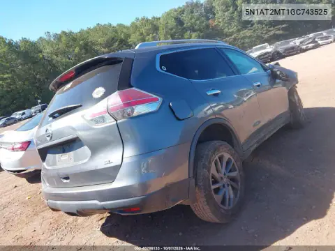 2016 Nissan Rogue Sl VIN 5N1AT2MT1GC743525 фото 4