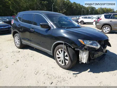 KNMAT2MVXGP729508 — 2016 Nissan Rogue, Передняя часть, фото до ремонта