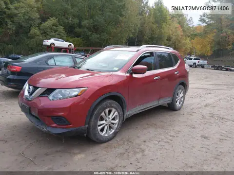 2016 Nissan Rogue Sv VIN 5N1AT2MV6GC871406 фото 3