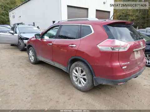 2016 Nissan Rogue Sv VIN 5N1AT2MV6GC871406 фото 4