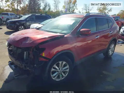 5N1AT2MV5GC882221 — 2016 Nissan Rogue, фото 3 с аукциона IAAI, Передняя часть