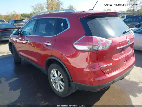 5N1AT2MV5GC882221 — 2016 Nissan Rogue, фото 4 с аукциона IAAI, Передняя часть