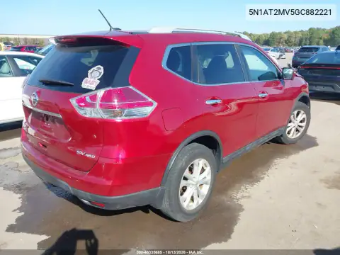 5N1AT2MV5GC882221 — 2016 Nissan Rogue, фото 5 с аукциона IAAI, Передняя часть