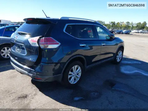 2016 Nissan Rogue Sv VIN 5N1AT2MT6GC846598 фото 4