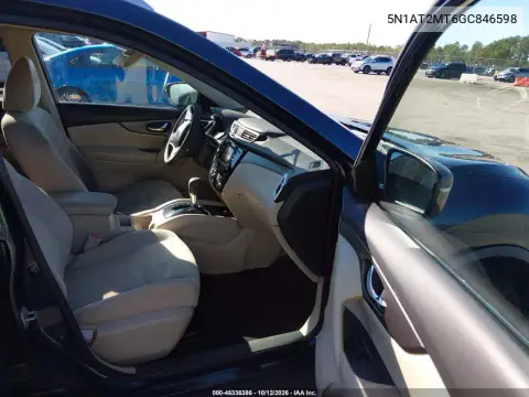 2016 Nissan Rogue Sv VIN 5N1AT2MT6GC846598 фото 5