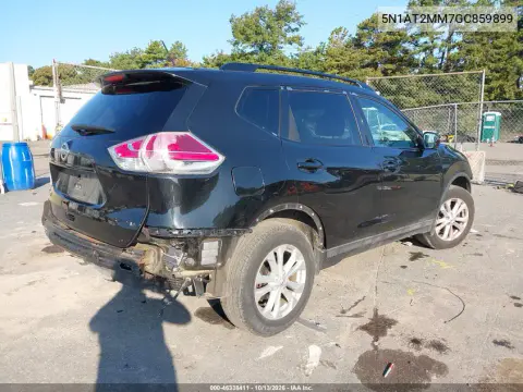 2016 Nissan Rogue Sv VIN 5N1AT2MM7GC859899 фото 5