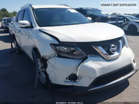 KNMAT2MT3GP656559 — 2016 Nissan Rogue, Передняя часть, фото до ремонта