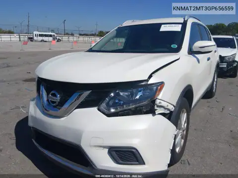KNMAT2MT3GP656559 — 2016 Nissan Rogue, фото 3 с аукциона IAAI, Передняя часть