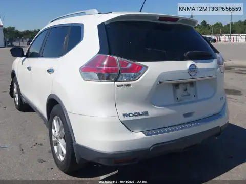 KNMAT2MT3GP656559 — 2016 Nissan Rogue, фото 4 с аукциона IAAI, Передняя часть