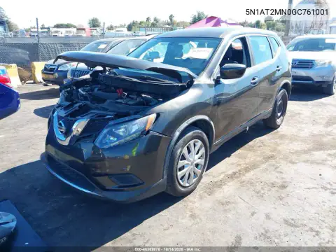 5N1AT2MN0GC761001 — 2016 Nissan Rogue, фото 3 с аукциона IAAI, Естественный износ
