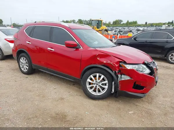 JN8AT2MV9HW261573 — 2017 Nissan Rogue, Передняя часть (Front End), фото до ремонта