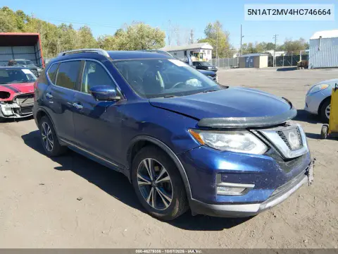 5N1AT2MV4HC746664 — 2017 Nissan Rogue, Передняя часть, фото до ремонта