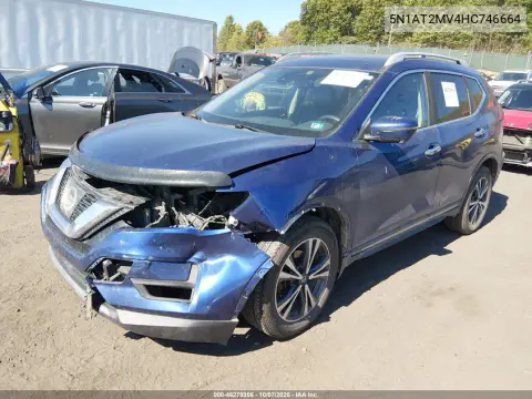 2017 Nissan Rogue Sl VIN 5N1AT2MV4HC746664 фото 3