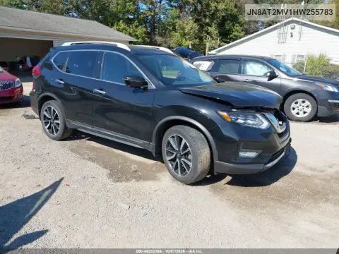 JN8AT2MV1HW255783 — 2017 Nissan Rogue, Передняя часть, фото до ремонта