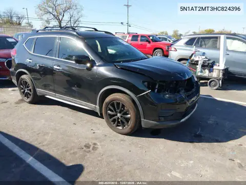 5N1AT2MT3HC824396 — 2017 Nissan Rogue, Передняя часть, фото до ремонта