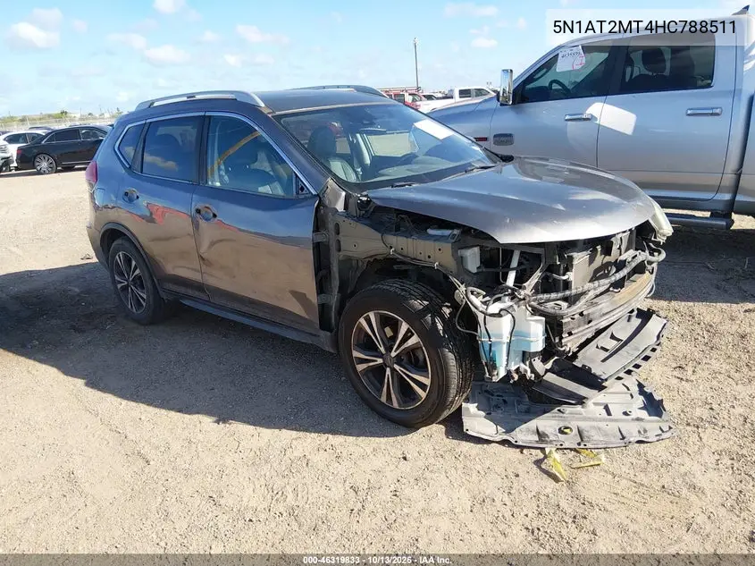 5N1AT2MT4HC788511 — 2017 Nissan Rogue, фото 2 с аукциона IAAI, Боковая часть