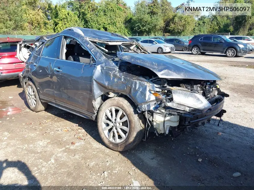 KNMAT2MV5HP506097 Nissan Rogue 2017 — повреждение Передняя часть, фото до ремонта