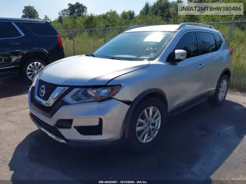 2017 Nissan Rogue Sv VIN JN8AT2MT8HW380486 фото 3