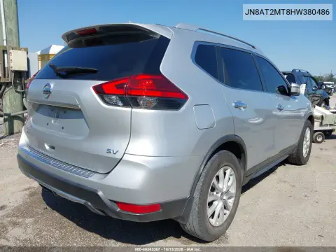 2017 Nissan Rogue Sv VIN JN8AT2MT8HW380486 фото 5